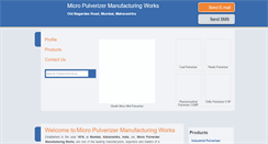 Desktop Screenshot of micropulveriser.in