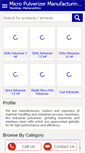 Mobile Screenshot of micropulveriser.in